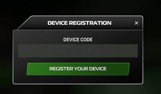 Register page